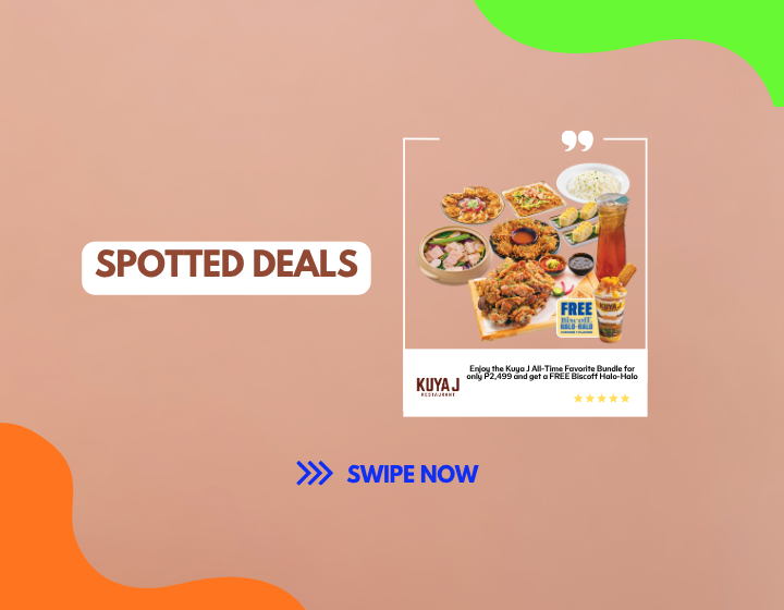 Enjoy the Kuya J All-Time Favorite Bundle for only P2,499 and get a FREE Biscoff Halo-Halo
