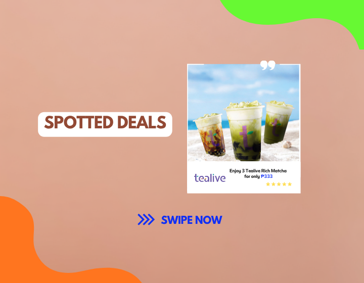 Enjoy 3 Tealive Rich Matcha for only ₱333