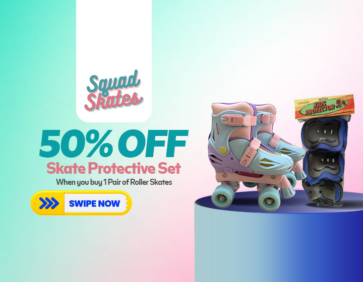Get a Skate Protective Set at 50% OFF at Squad Skates