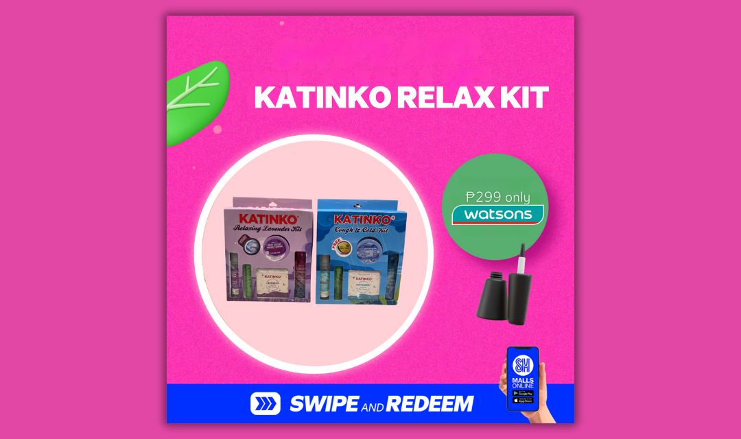 Get your Katinko Kit for only PhP 299 at watsons SM Center Dagupan!