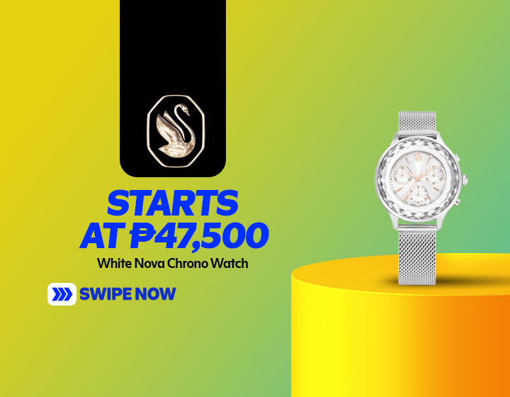 White Nova Chrono Watch by Swarovski starts at P47,500