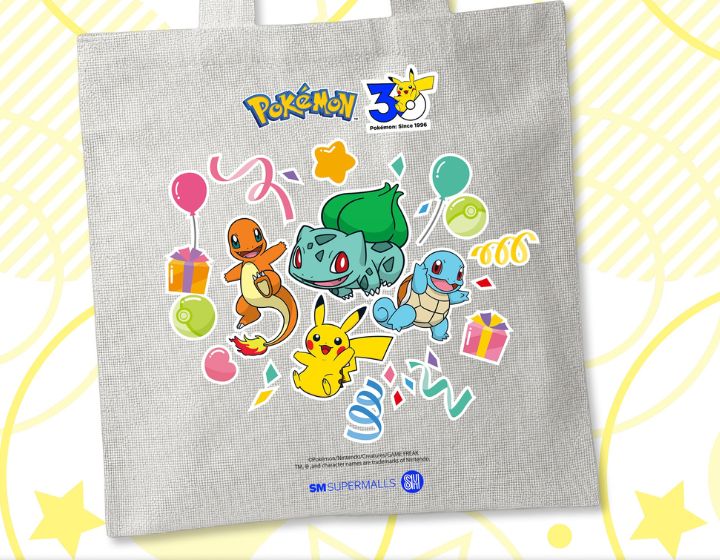 Grab your Pokémon 30th Anniversary Tote Bag!