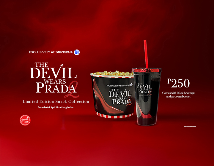 The Devil Wears Prada 2 Limited Edition Snack Combo starts at ₱250