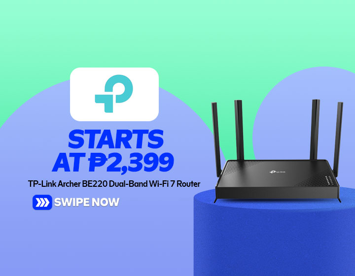 TP-Link Archer BE220 Dual-Band Wi-Fi 7 Router starts at P2,399