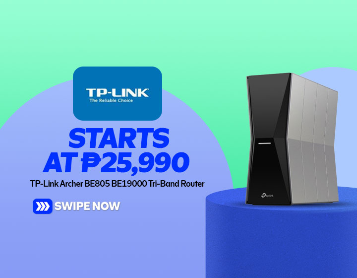 TP-Link Archer BE805 BE19000 Tri-Band Wi-Fi 7 Router starts at P25,990