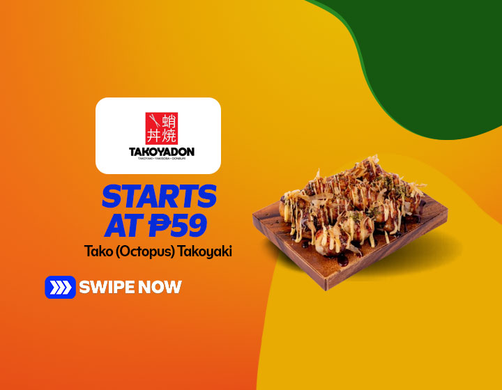 Tako (Octopus) Takoyaki starts at P59