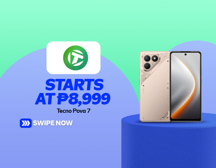 TECNO POVA 7 8+256GB starts at P8,999