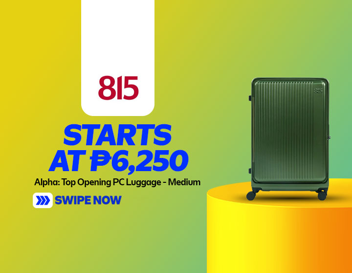 Alpha : Top Opening PC Luggage in Medium starts at P6,250