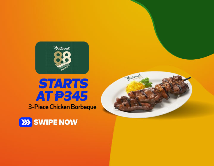 3-PC Chicken Barbeque starts at P345