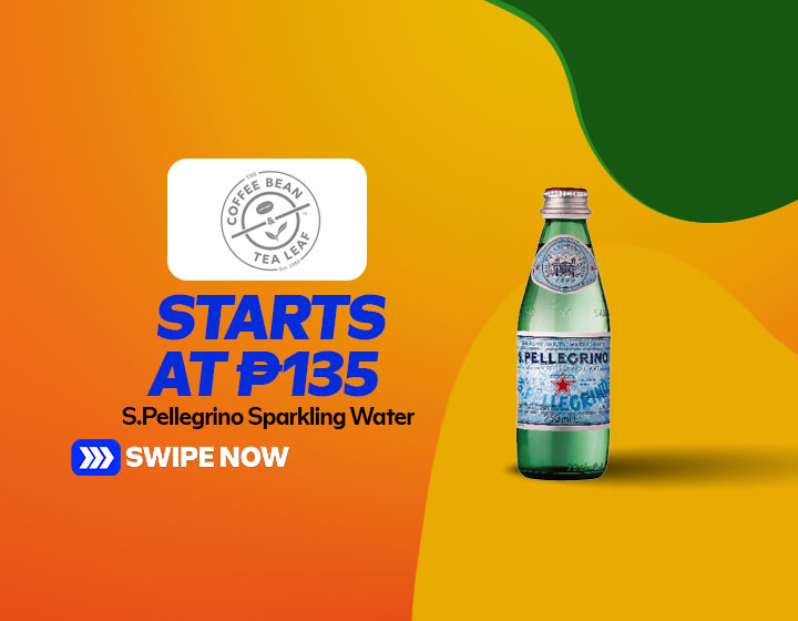 S.Pellegrino Sparkling Water starts at P135