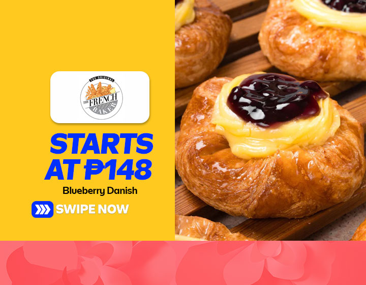 Blueberry Danish starts at P148