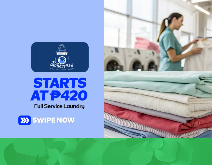 Full Service Laundry starts at P420 per Bag