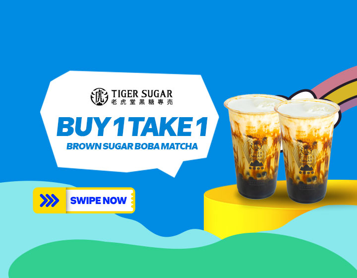 Buy 1 Take 1 Brown Sugar Boba Matcha