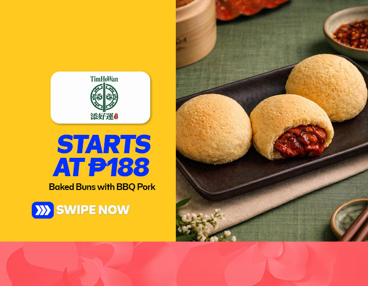Baked Buns with BBQ Pork - 3 Pieces starts at P188