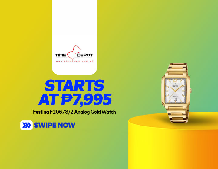 Festina F20678/2 Analog Gold Stainless Steel Strap Watch For Men starts at P7,995