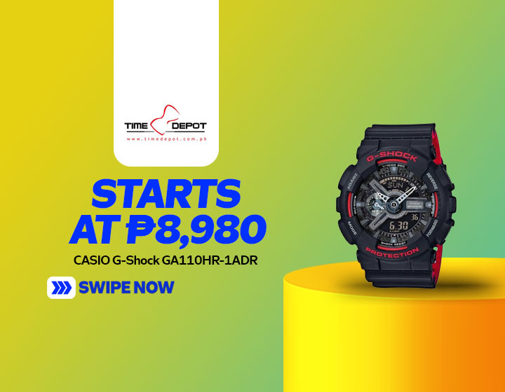 CASIO G-Shock GA110HR-1ADR starts at P8,980