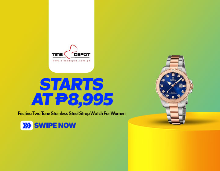 Festina Two Tone Stainless Steel Strap Watch For Women starts at P8,995
