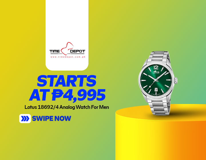 Lotus 18692/4 Analog Watch For Men starts at P4,995