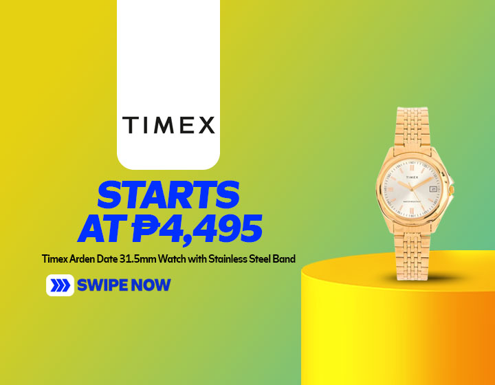 Timex Arden Date 31.5mm with Stainless Steel Band TW2Y98200 starts at P4,495