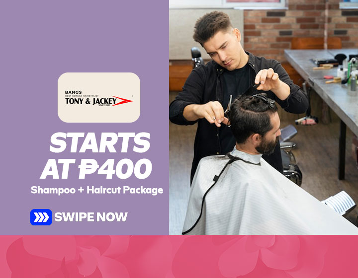 Shampoo + Haircut Package starts at P400