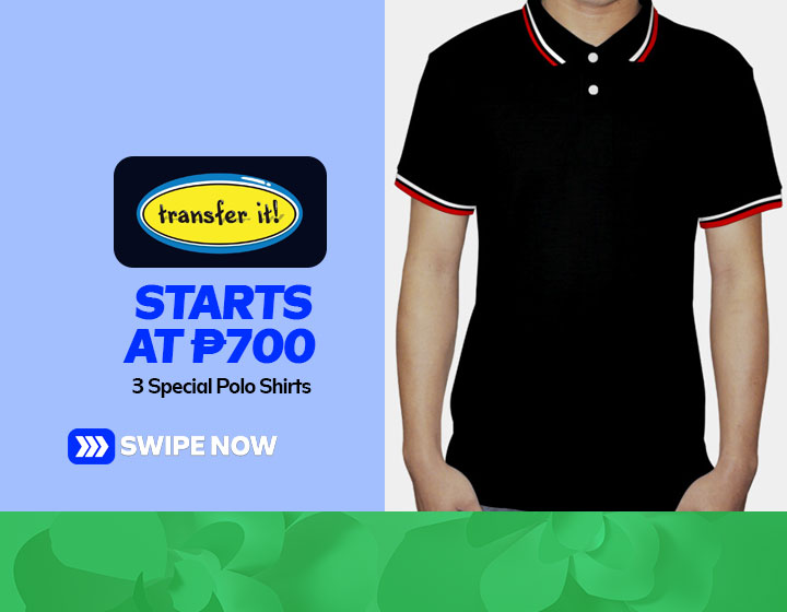 3 Special Polo Shirts start at P700
