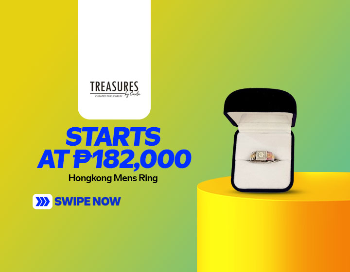 Hongkong Mens Ring starts at P182,000