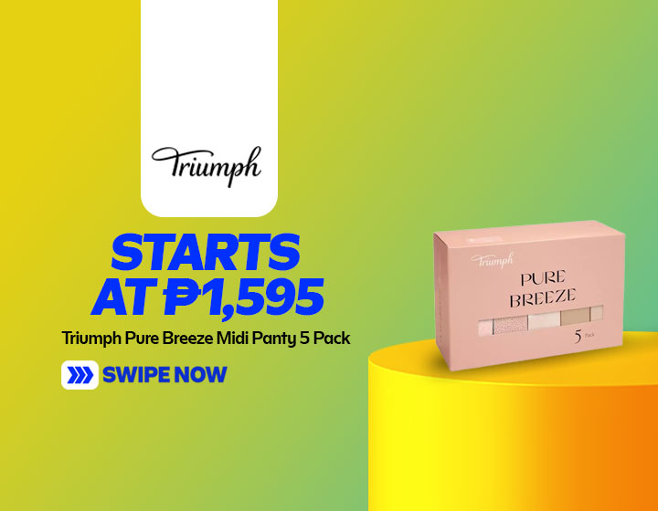 Triumph Pure Breeze Midi Panty 5 Pack starts at P1,595