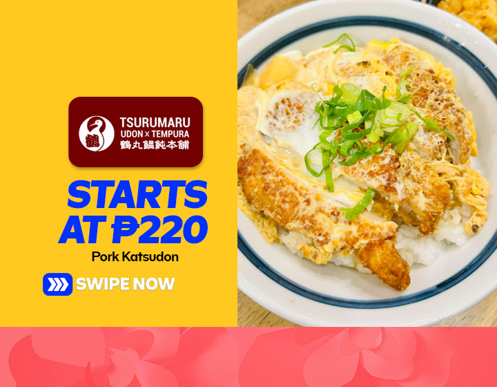 Pork Katsudon starts at P220