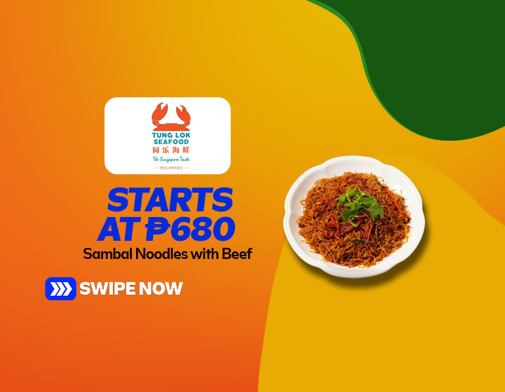 Sambal Noodles with Beef starts at P680