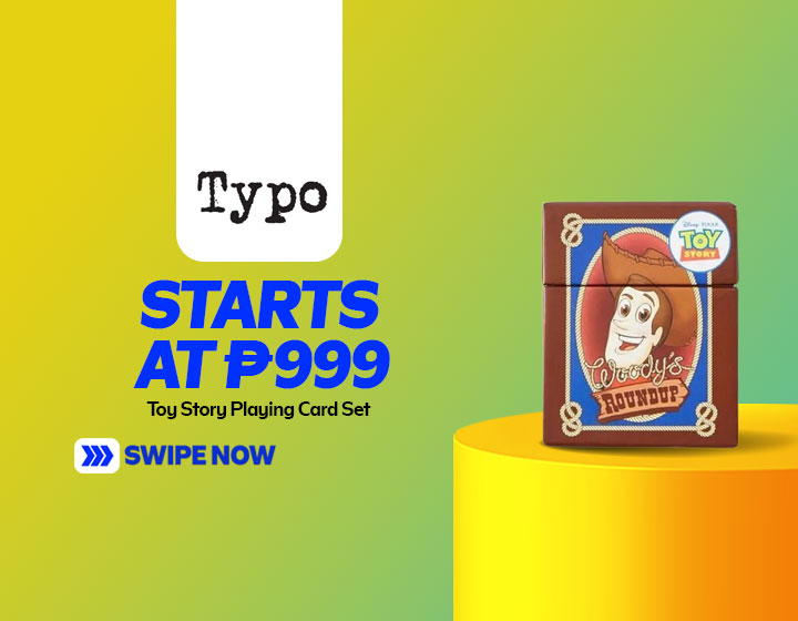 Toy Story Playing Card Set starts at P999