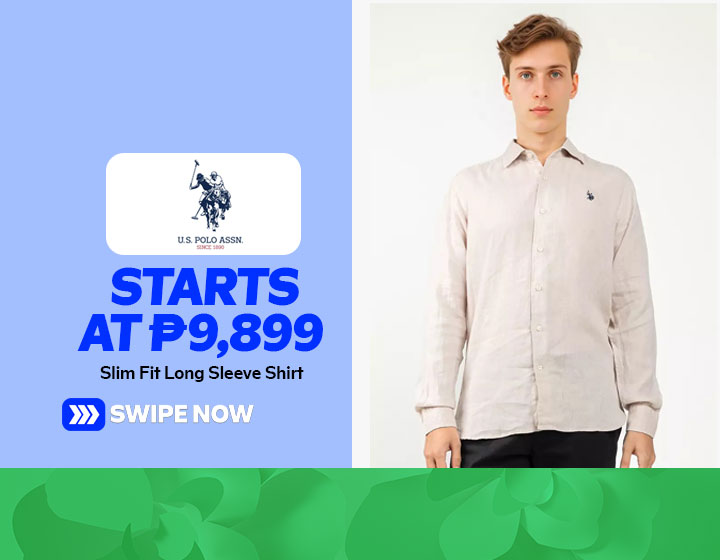 Slim Fit Long Sleeve Shirt starts at P9,899
