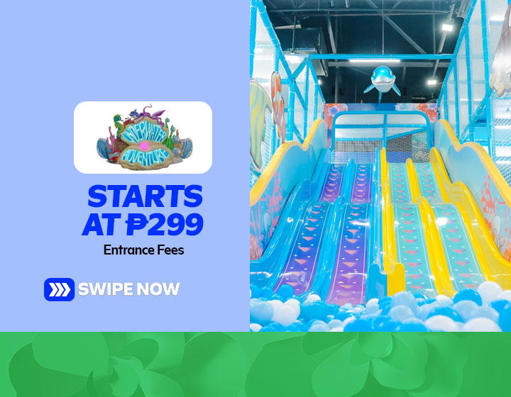 Entrance Fees start at P299 for 1 Hour