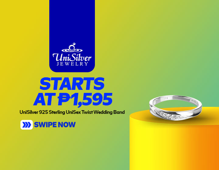 UniSilver 925 Sterling UniSex Twist Wedding Band (WRS10-1001) starts at P1,595
