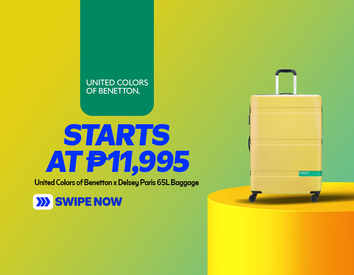United Colors of Benetton x Delsey Paris 65L Baggage Soute 23" Spinner Upright starts at P11,995