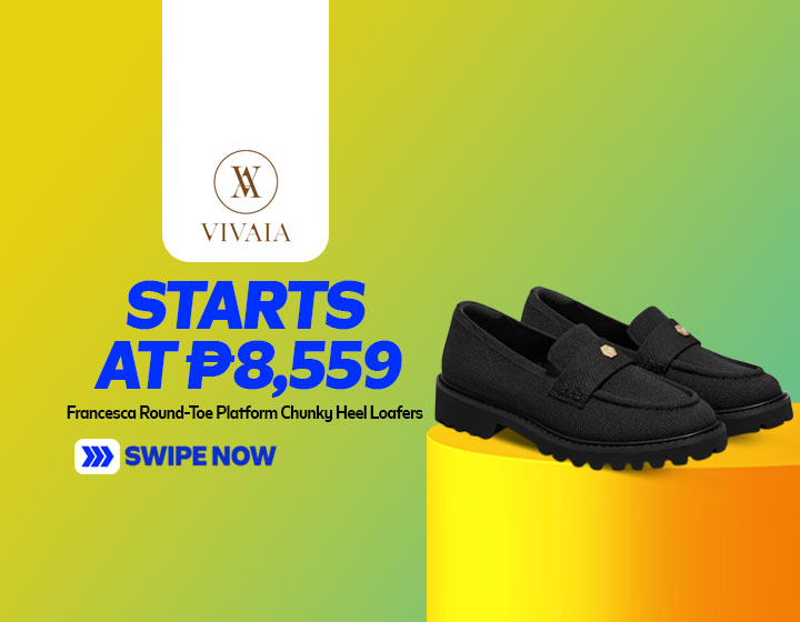 Francesca Round-Toe Platform Chunky Heel Loafers start at P8,559