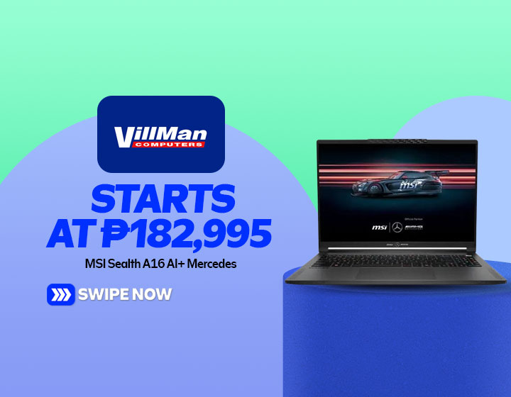 MSI Stealth A16 AI+ Mercedes starts at P182,995