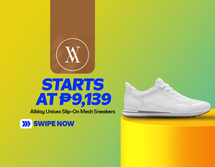 Allday - Unisex Slip-On Mesh Sneakers start at P9,139