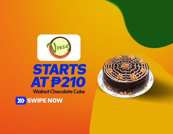 Walnut Chocolate Cake starts at P210
