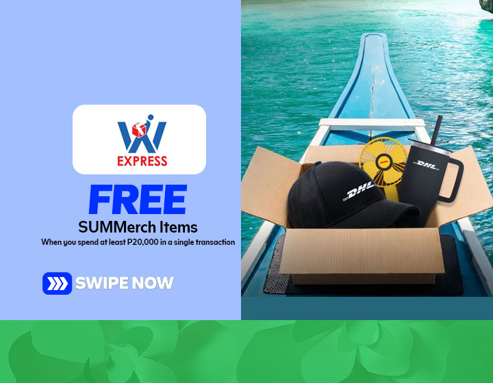 Spend a Minimum of P20,000 on DHL Express for SUMMerch Rewards