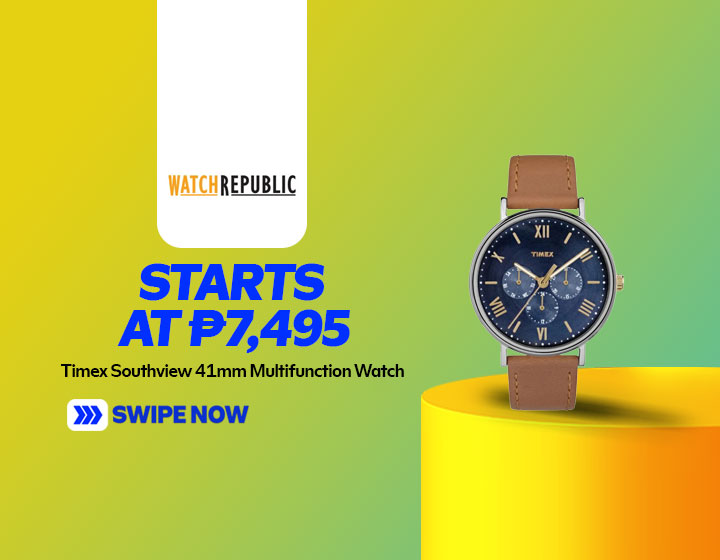 Timex Southview 41mm Multifunction Watch with Leather Band TW2R29100 starts at P7,495