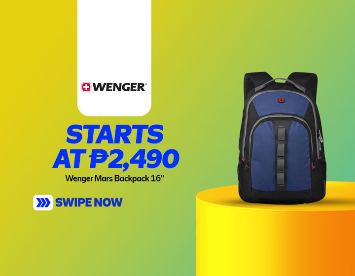 Wenger Mars Backpack 16" starts at P2,490