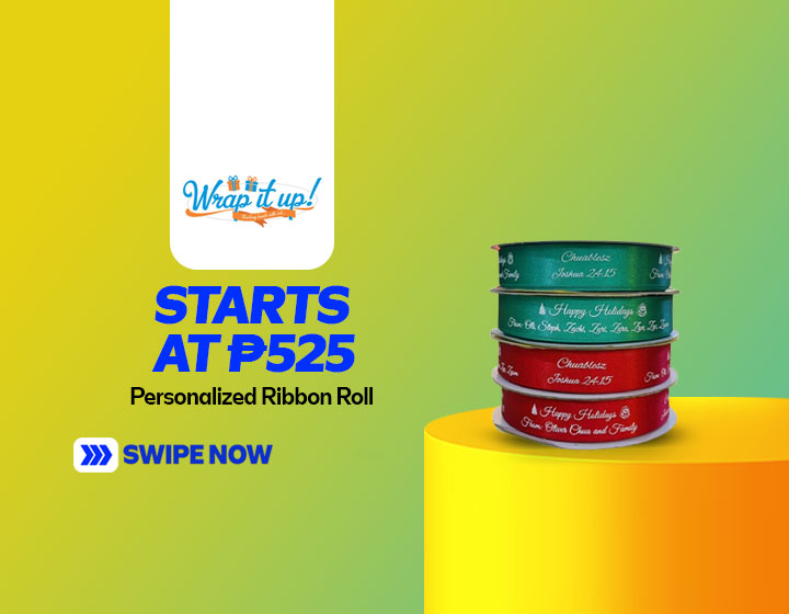 Personalized Ribbon starts at P525 per Roll