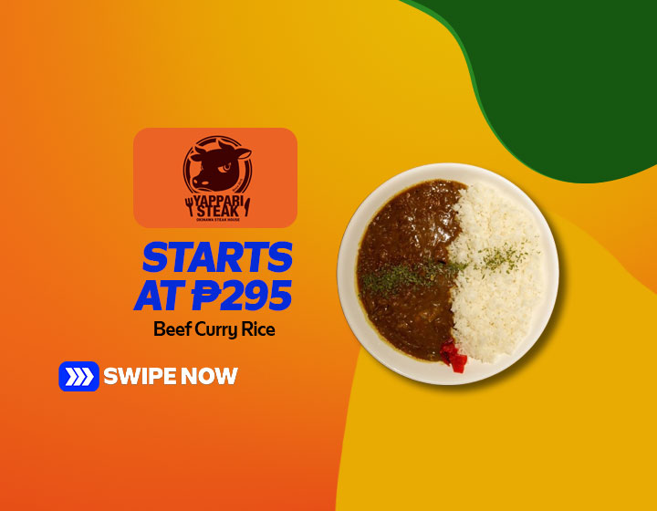 Beef Curry Rice starts at P295