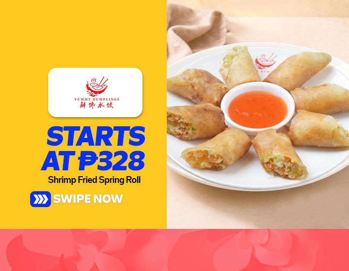 Shrimp Fried Spring Roll starts at P328