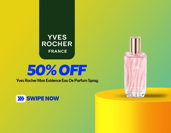 Enjoy 50% Off on Yves Rocher Mon Evidence Eau De Parfum Spray 50ml