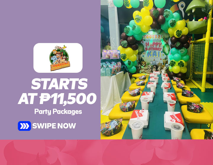 Party Packages start at P11,500