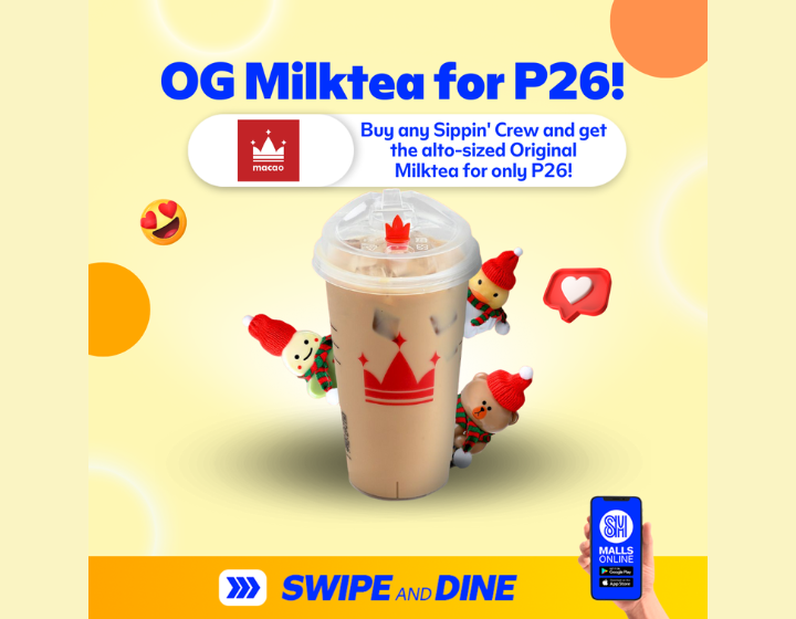 MACAO IMPERIAL TEA PHILIPPINES | OG MILKTEA FOR P26!