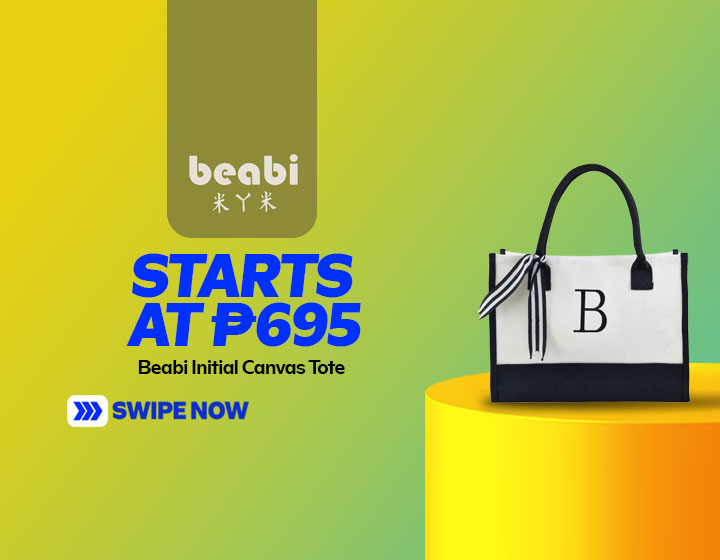 Beabi Initial Canvas Tote starts at P695