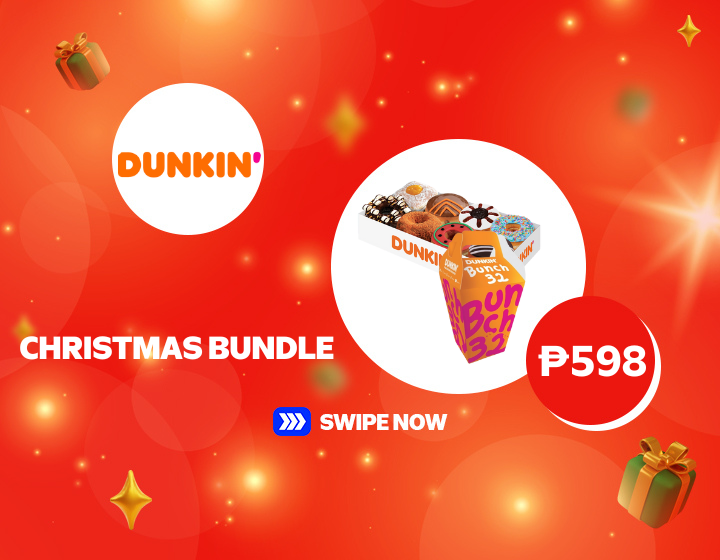 DUNKIN | CHRISTMAS BUNDLE FOR PHP 598 ONLY SAVE 31