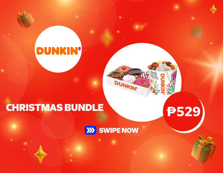 DUNKIN | CHRISTMAS BUNDLE FOR PHP 529 ONLY SAVE 31